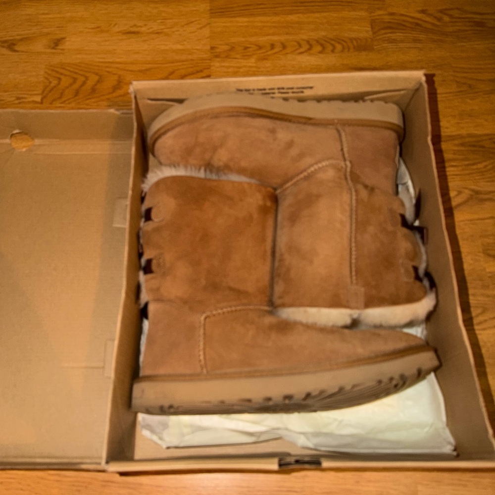 UGG Bailey Bow II Chestnut Boots